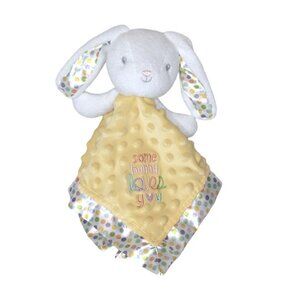 2022 Baby Starters "Some Bunny Loves You" Minky Lovey Security Blanket 13" X 13"